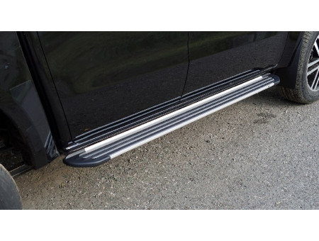 Пороги алюминиевые "Slim Line Silver" 1920 мм